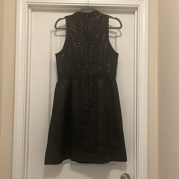 Lilly Pulitzer Zaria Black Onyx Polka Dot Jacquard Cocktail Dress Size 8 - Picture 7 of 10
